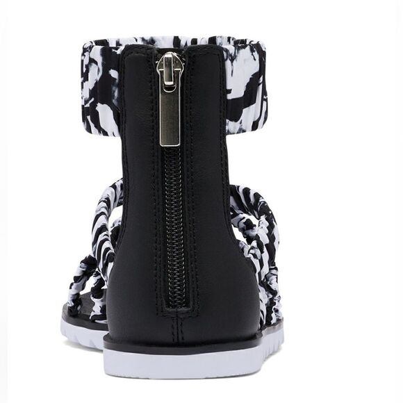 SOREL Ella‎ II Ankle Strap Sandal, Comfort Walking Shoe White Black Size 7, NWT - Picture 13 of 15